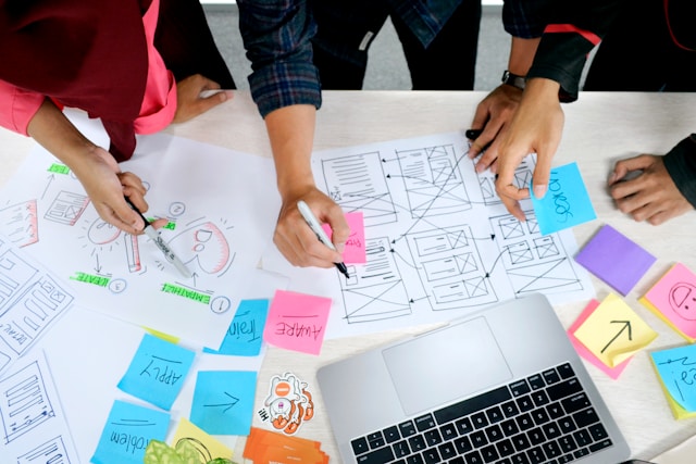 Website user experience planning session